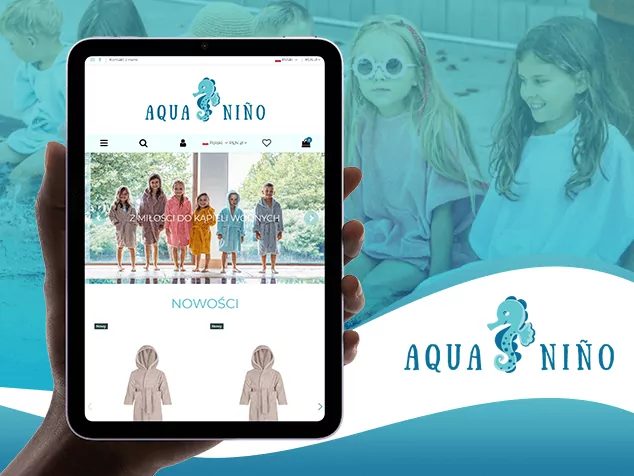 aquanimo sklep zrealizowany dla zagranicznego klienta